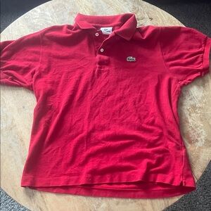 Lacoste Polo in Bold Red